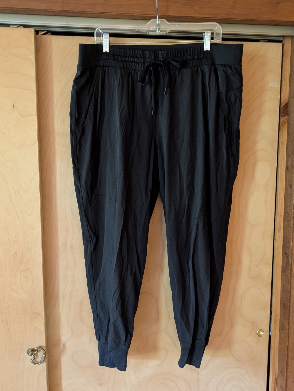 Calia Black Drawstring Jogger Pants